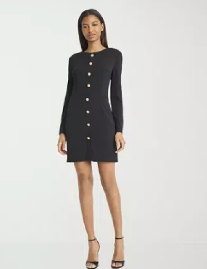 Long Sleeve Sheath Dress