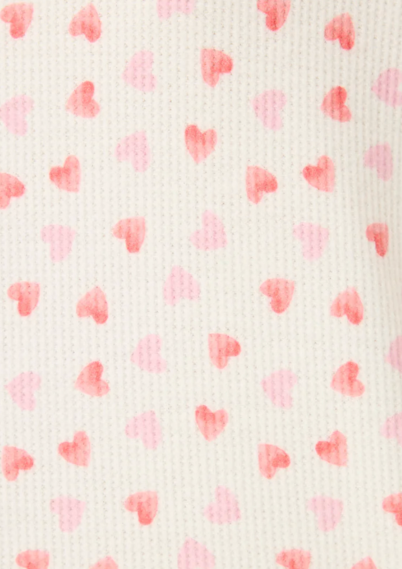 Boyfriend Boxer Heart to Heart PJ Short Set