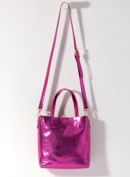 Maddie Mini Tote Bag - Magenta