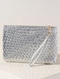 Blythe Zip Wristlet - Platinum