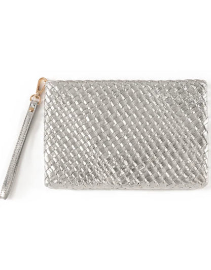 Blythe Zip Wristlet - Platinum