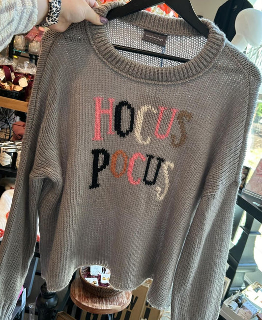 Hocus Pocus Sweater - Grey