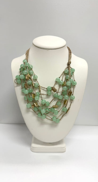 Seafoam Serenity Multi-Strand Necklace