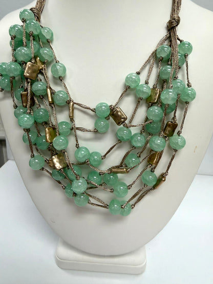 Seafoam Serenity Multi-Strand Necklace
