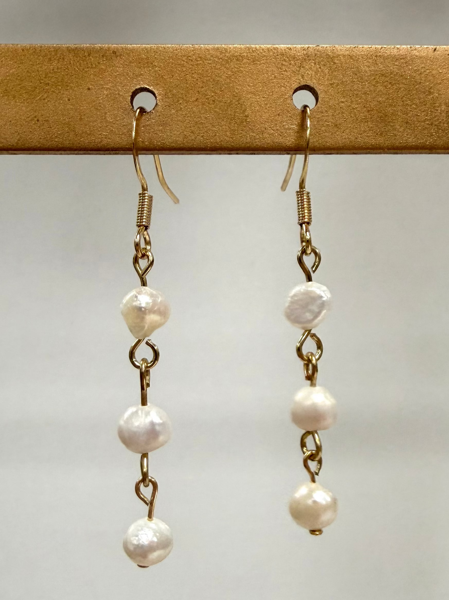 Freshwater Pearl Cascade Drop Earrings