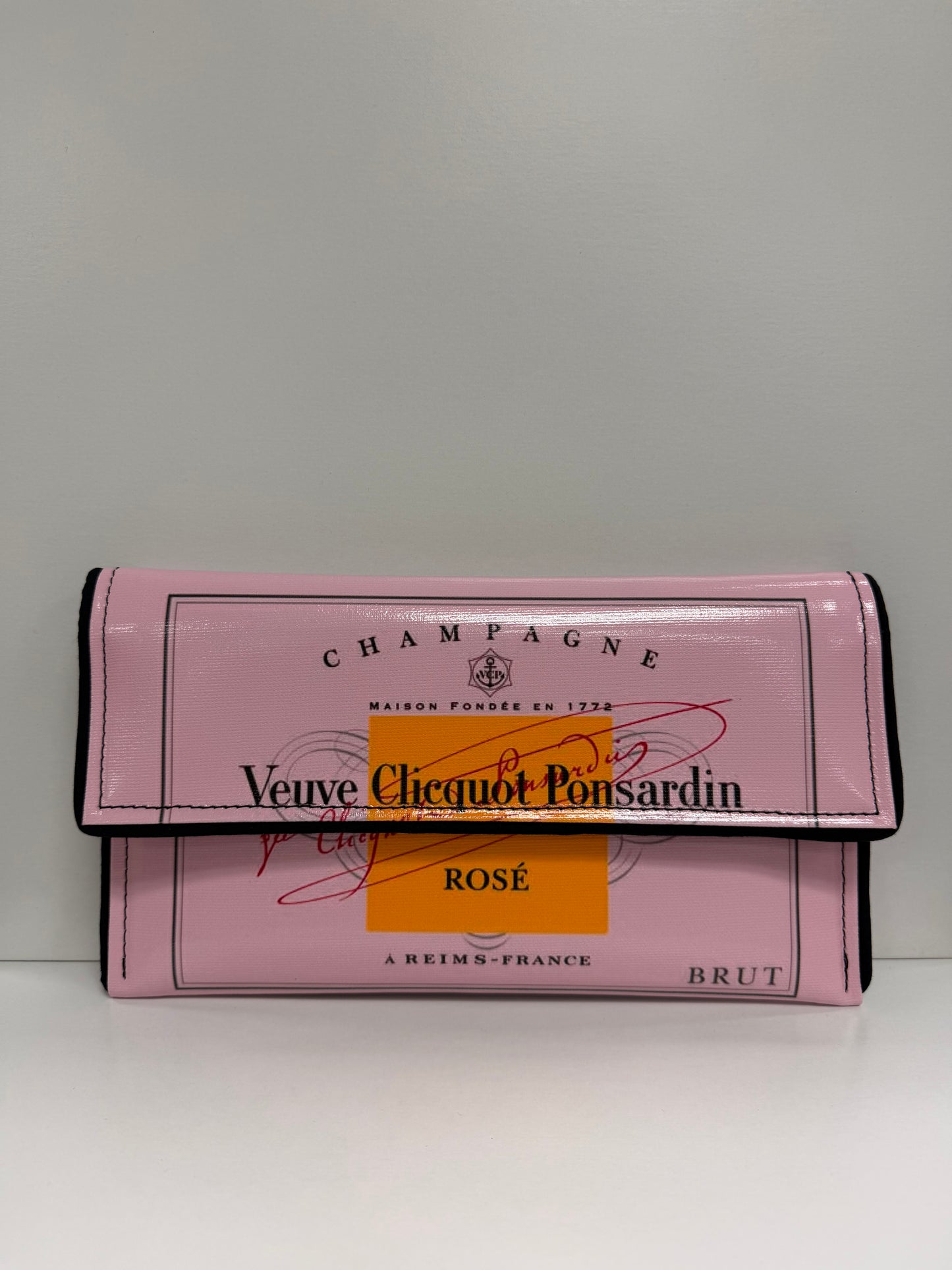 Kent Stetson Veuve Clicquot Rosé Champagne Clutch