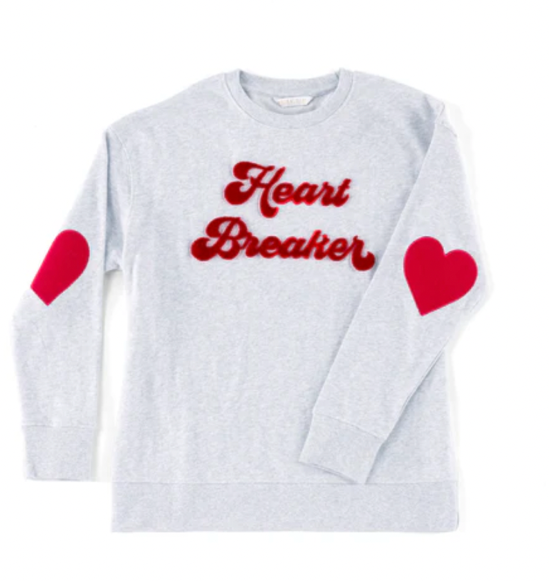 Heart Breaker Sweatshirt - Grey