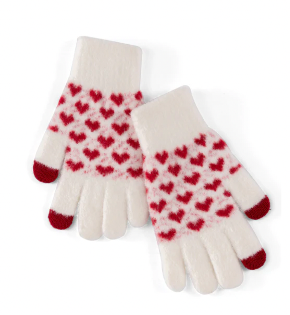 Valentina Touchscreen Gloves - Ivory