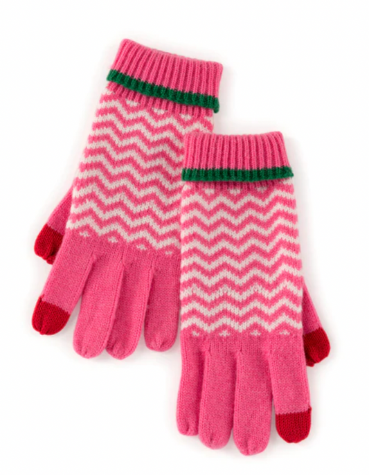 Olivia Touchscreen Gloves - Pink