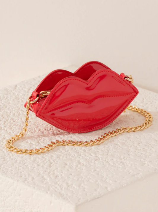 Kiss Mini Bag - Red