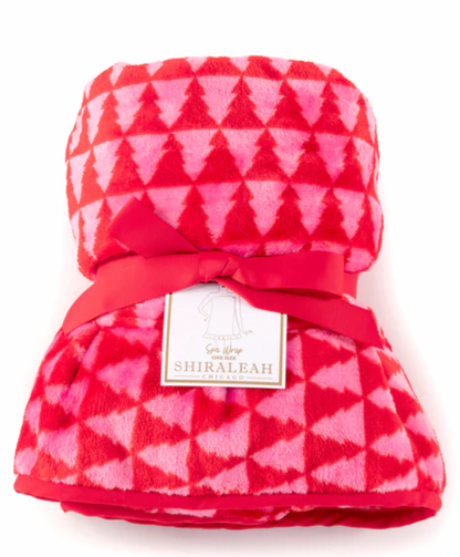 Felicity Trees Bath Wrap - Red