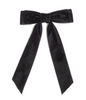 Velvet Bow Clip - Black