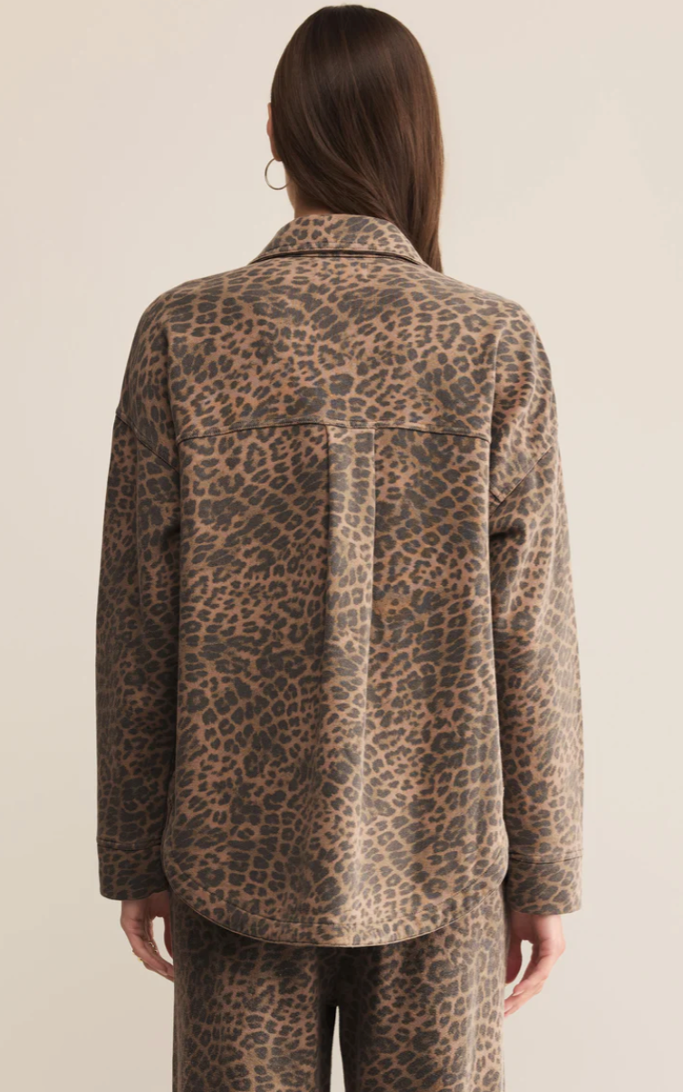 All Day Knit Leopard Jacket