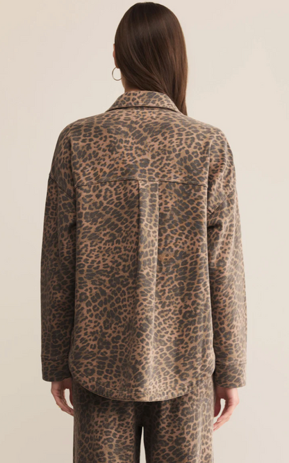All Day Knit Leopard Jacket