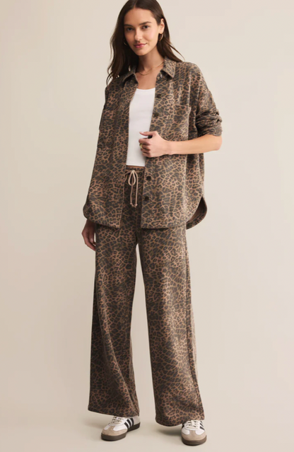 All Day Knit Leopard Jacket