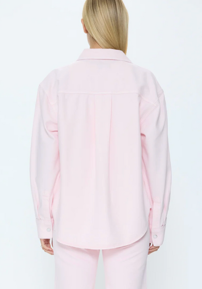 Elin Fluid Denim Shacket