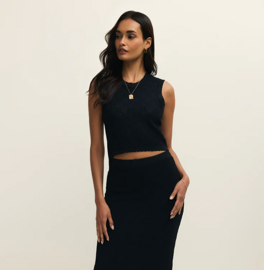 Ramona Cropped Sweater Tank