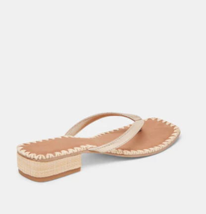 Barty Sandals Gold Metallic Leather