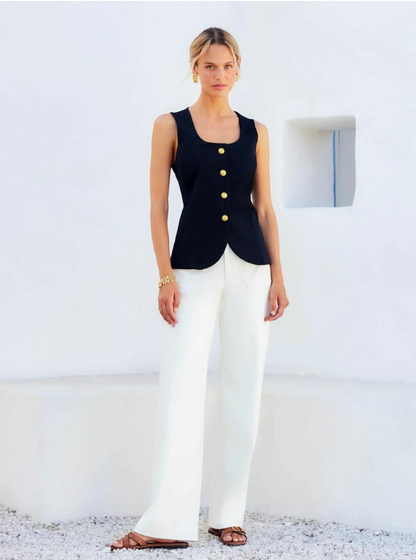 June Button-Up Vest