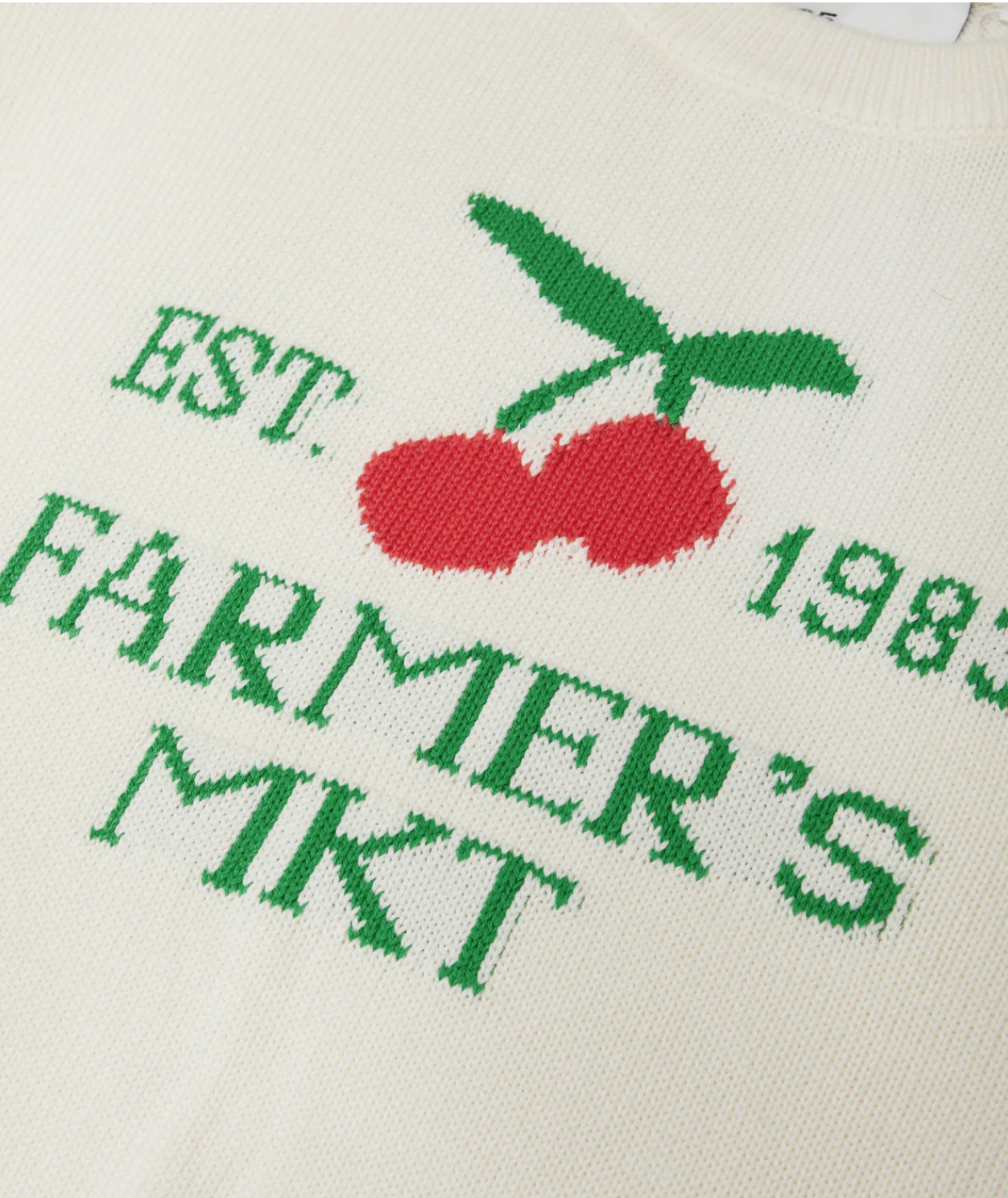 Clover: Market Graphic Cotton Sweater