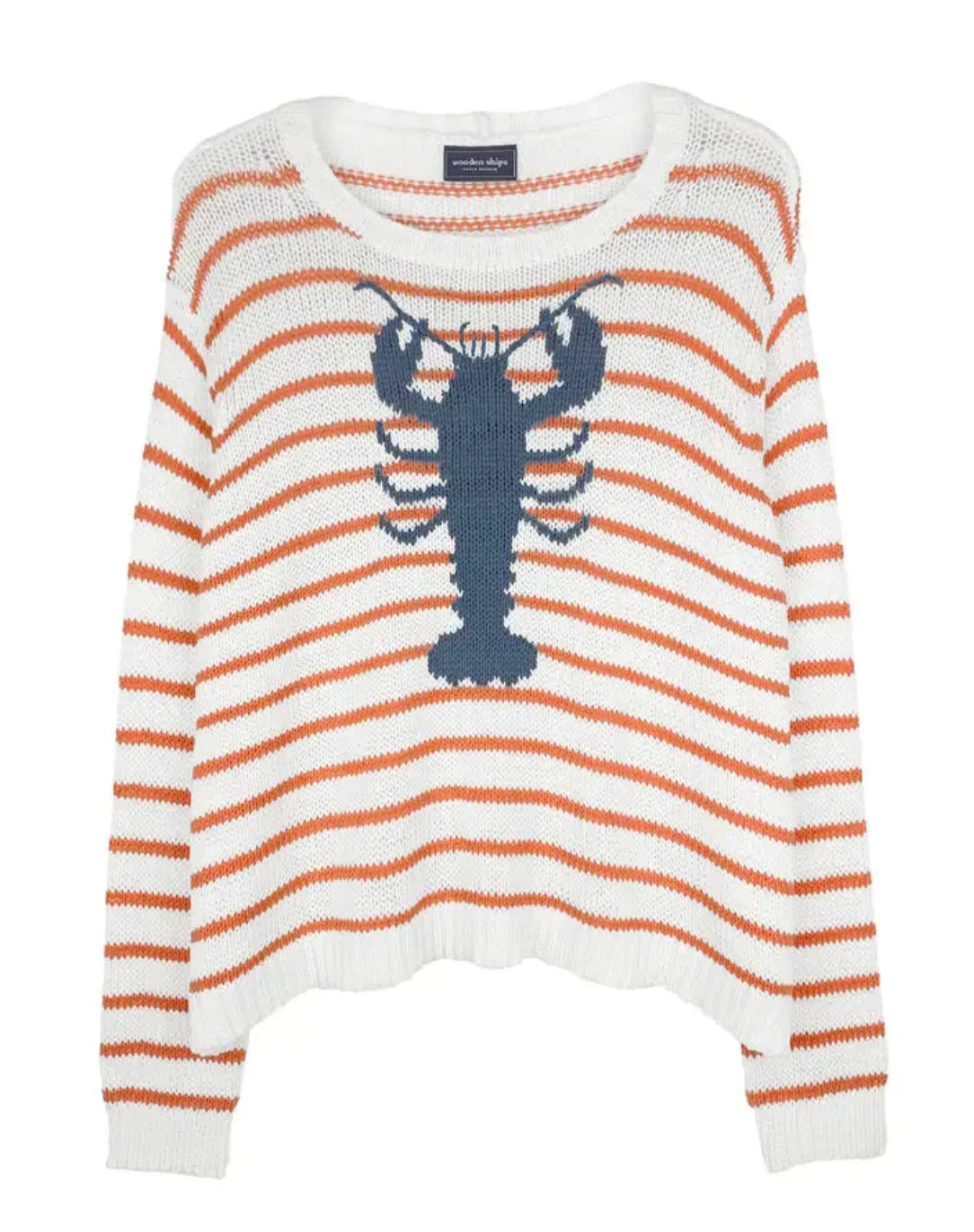 Lobster Striped Crew Sweater