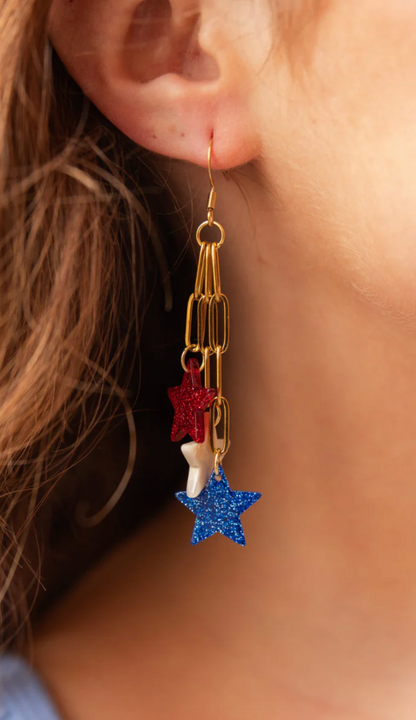 Firework Star Earrings
