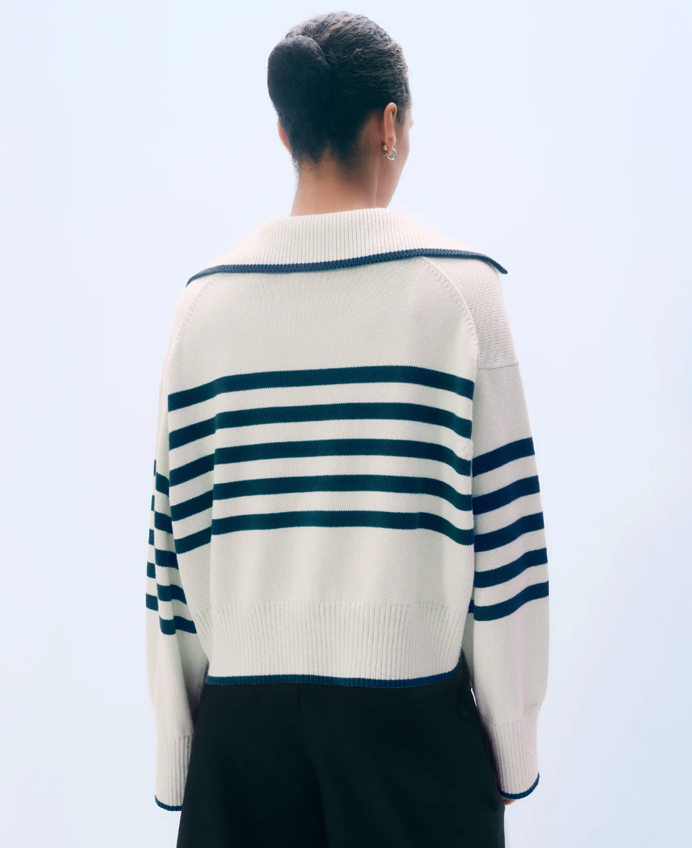 Varsity Cotton Striped Polo