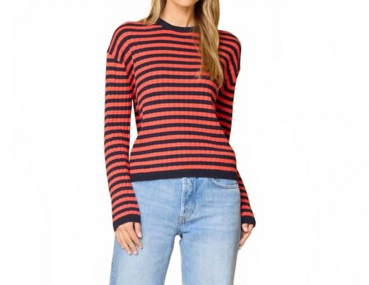 Stitches & Stripes Libby Long Sleeve Pullover Sweater