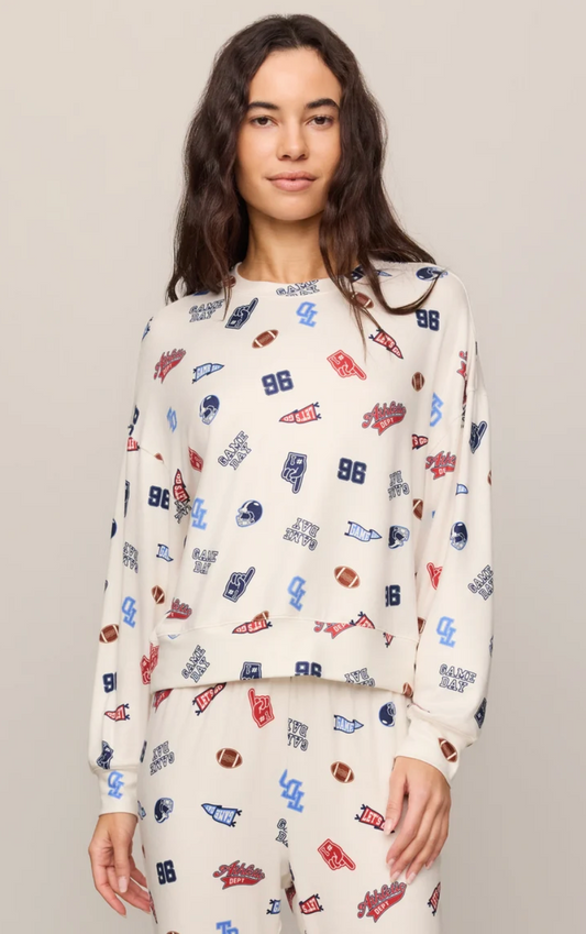 Varsity Silky Jersey Top