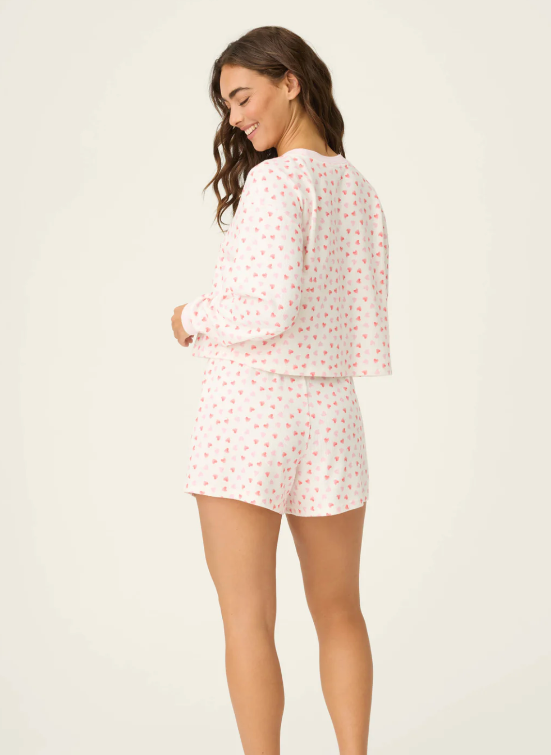 Boyfriend Boxer Heart to Heart PJ Short Set